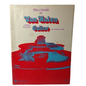 The Music of Van Halen Made Easy for Guitar by John Curtin Vintage 1980s vintage